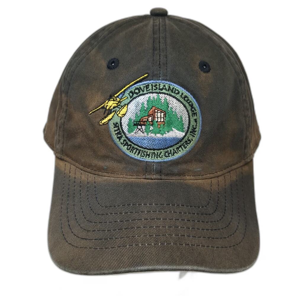 Drift Creek Outdoors Baseball Cap Black OSFM Dove Island Lodge Sitka Alaska Hat